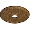 Ekena Millwork Antioch Ceiling Medallion (Canopies up to 3 1/2"), 18"OD x 3 1/2"ID x 1 3/8"P, Smokey Topaz Crackle CM18SESTC - alternate 3